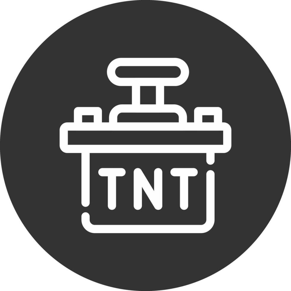 diseño de icono creativo tnt vector