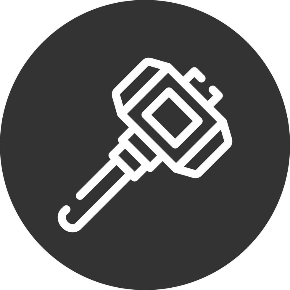 Hammer Creative Icon Design vector