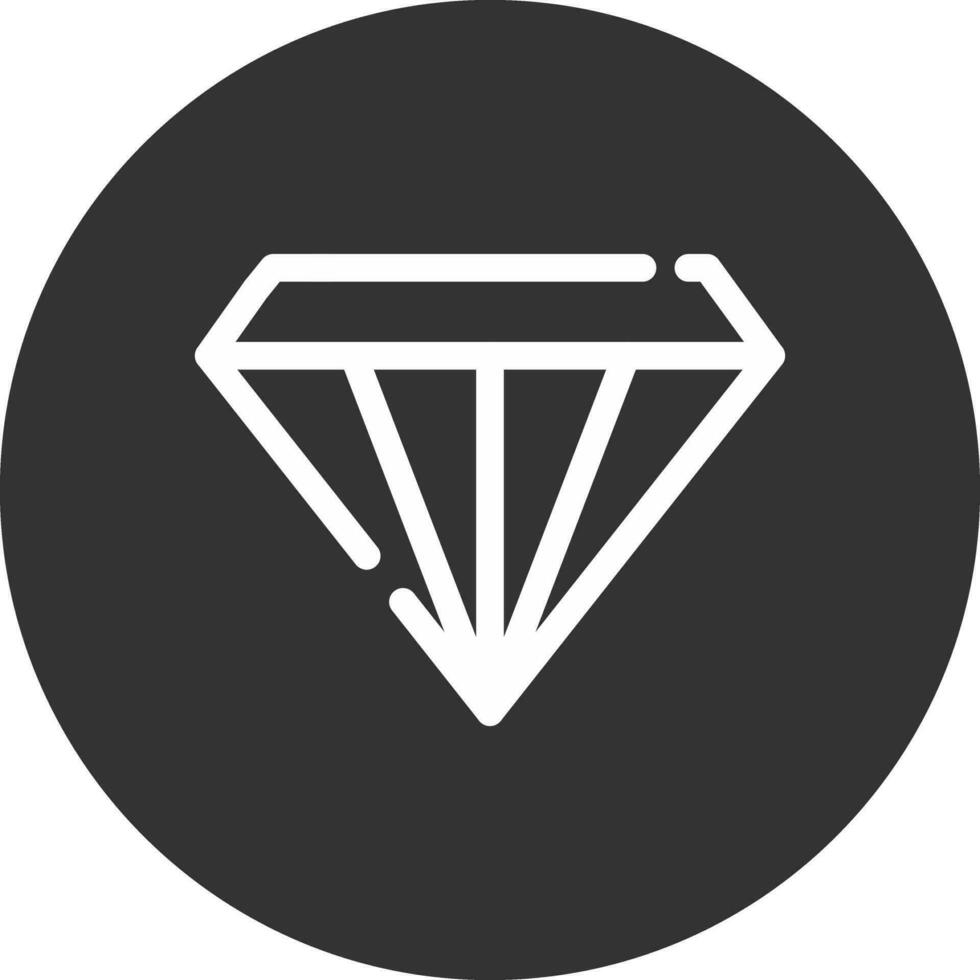 diseño de icono creativo de diamante vector