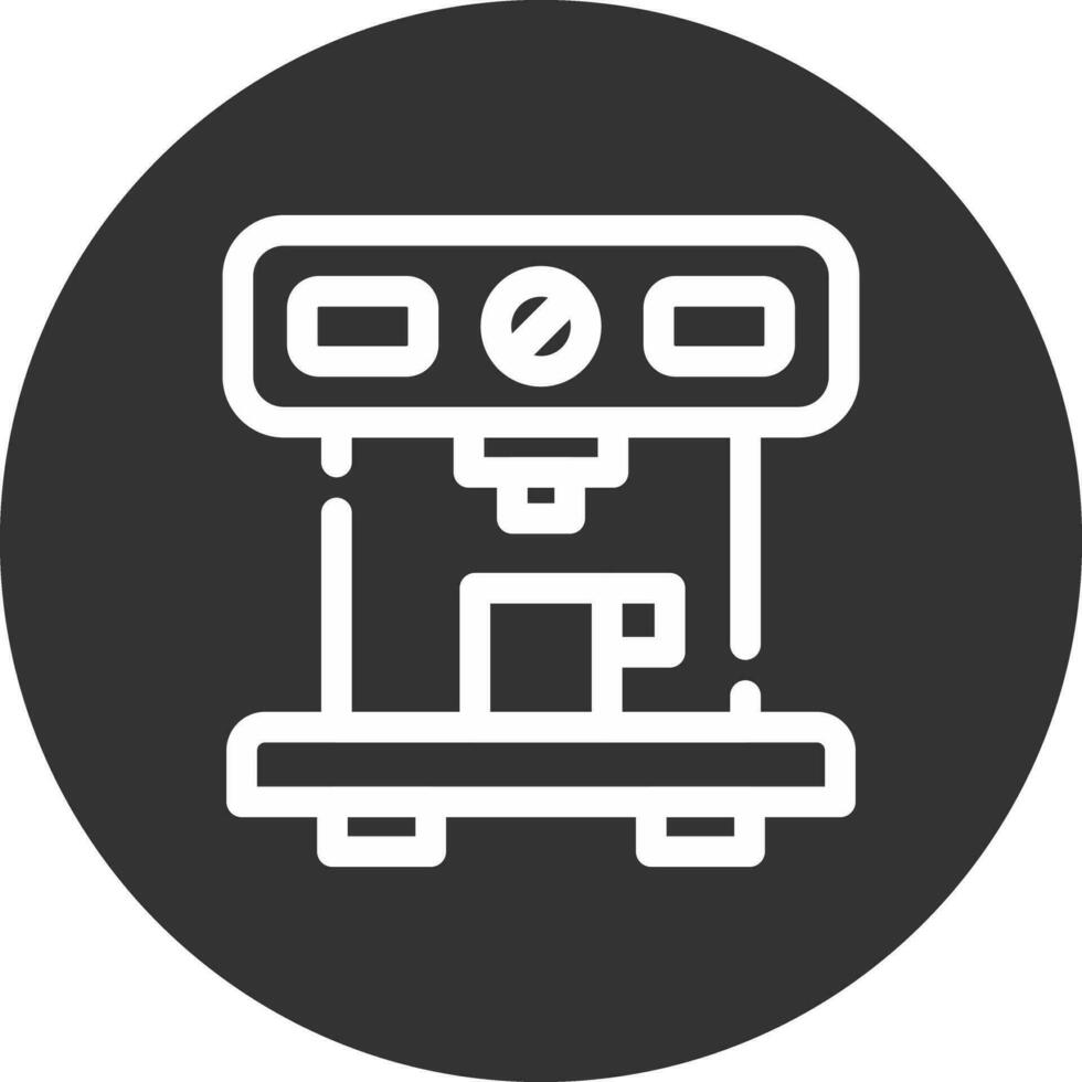 Coffee Machine Creative Icon Design vector