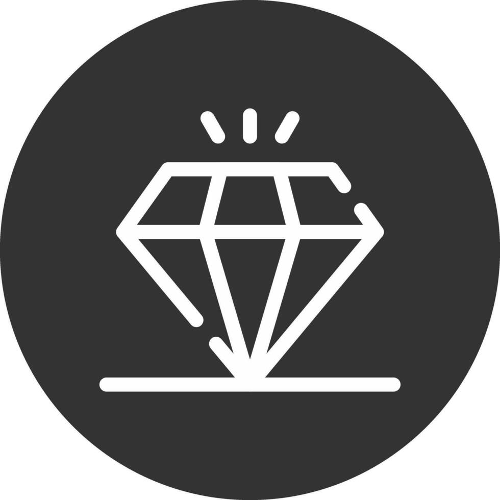 diseño de icono creativo de diamante vector