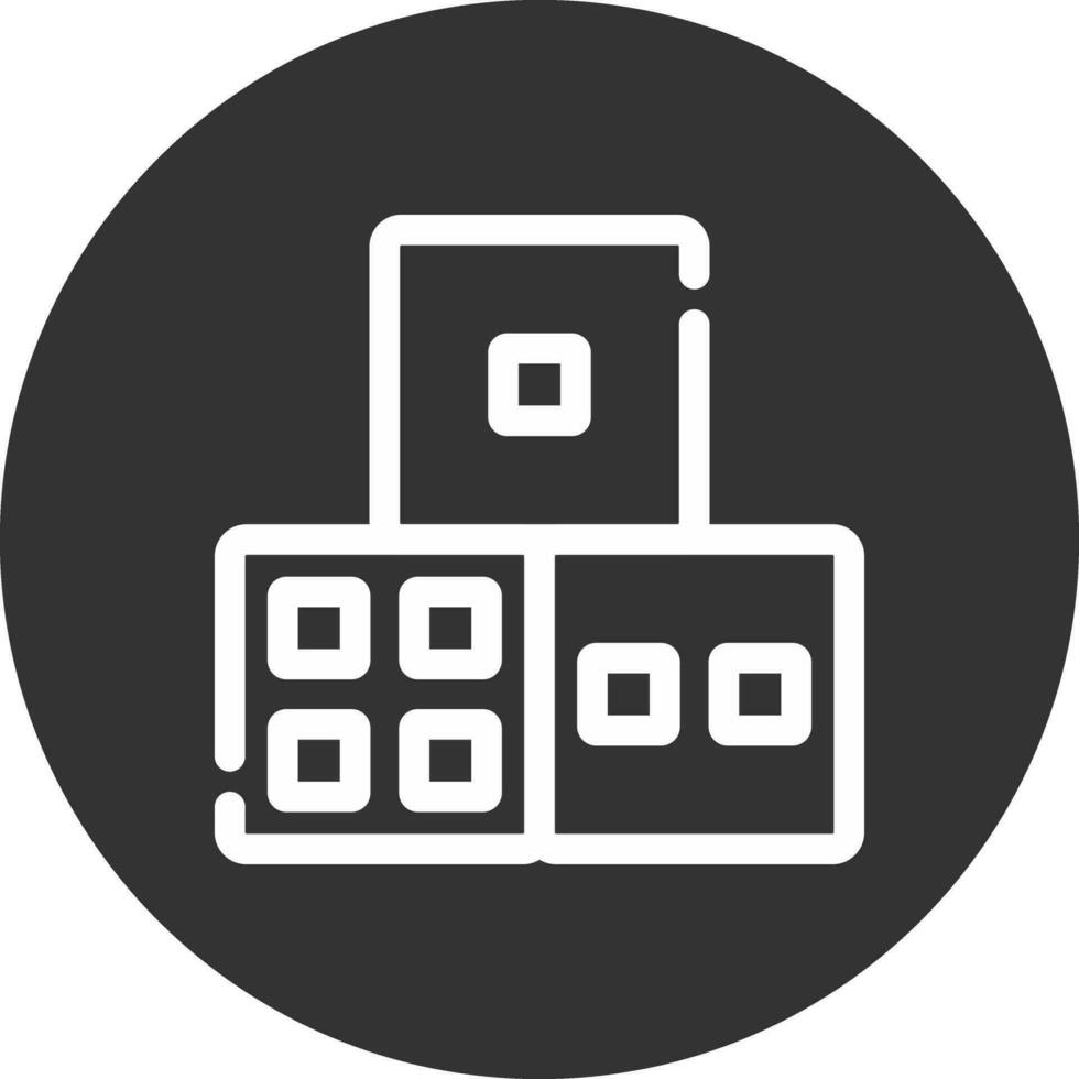 Dice Creative Icon Design vector