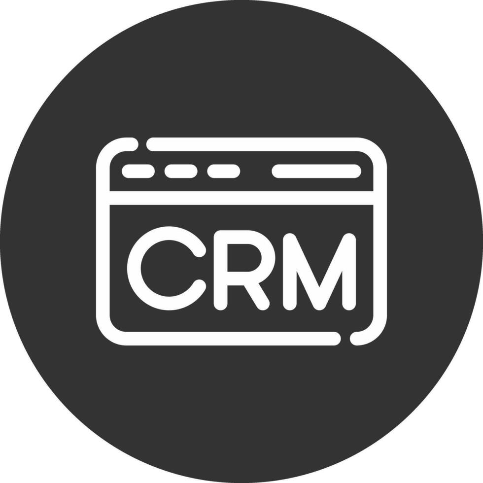 crm creativo icono diseño vector