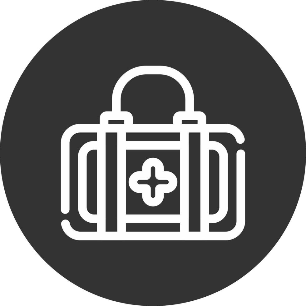 First Aid Kit Creative Icon Design vector