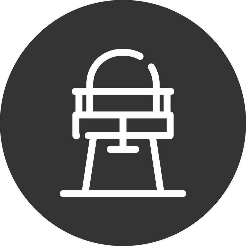alto silla creativo icono diseño vector