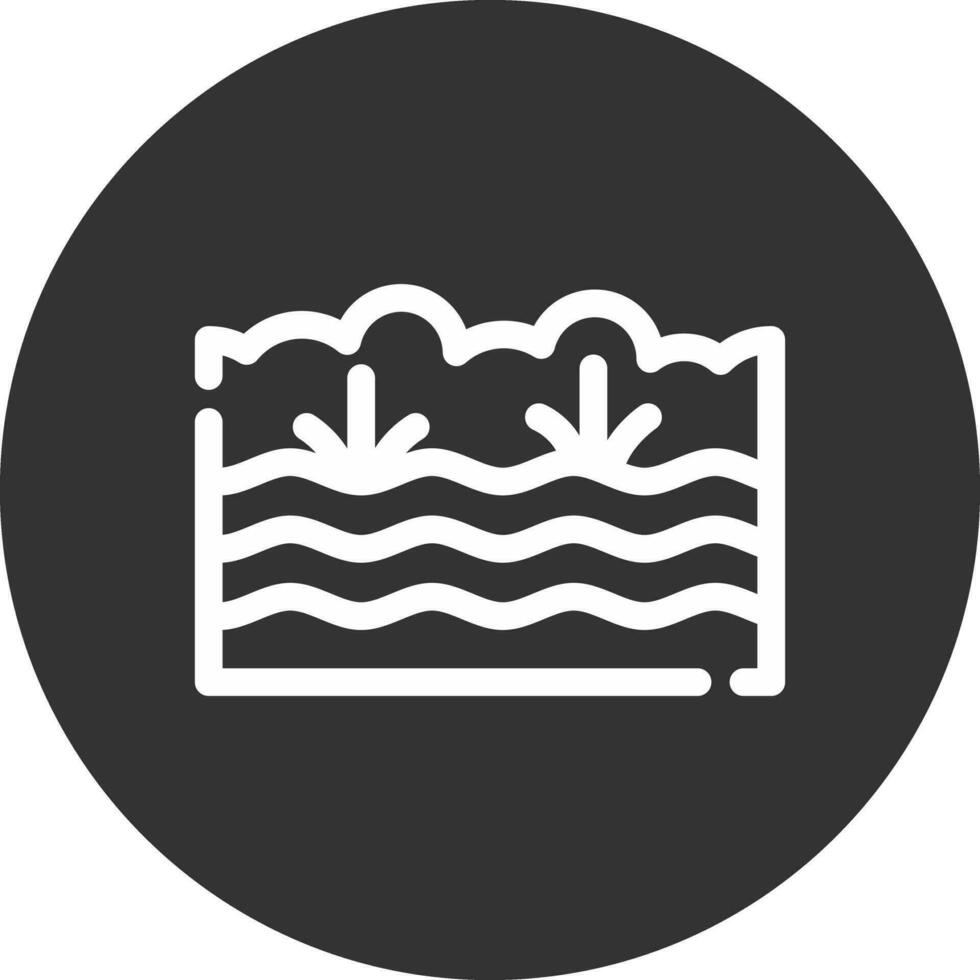 Swamp Creative Icon Design vector