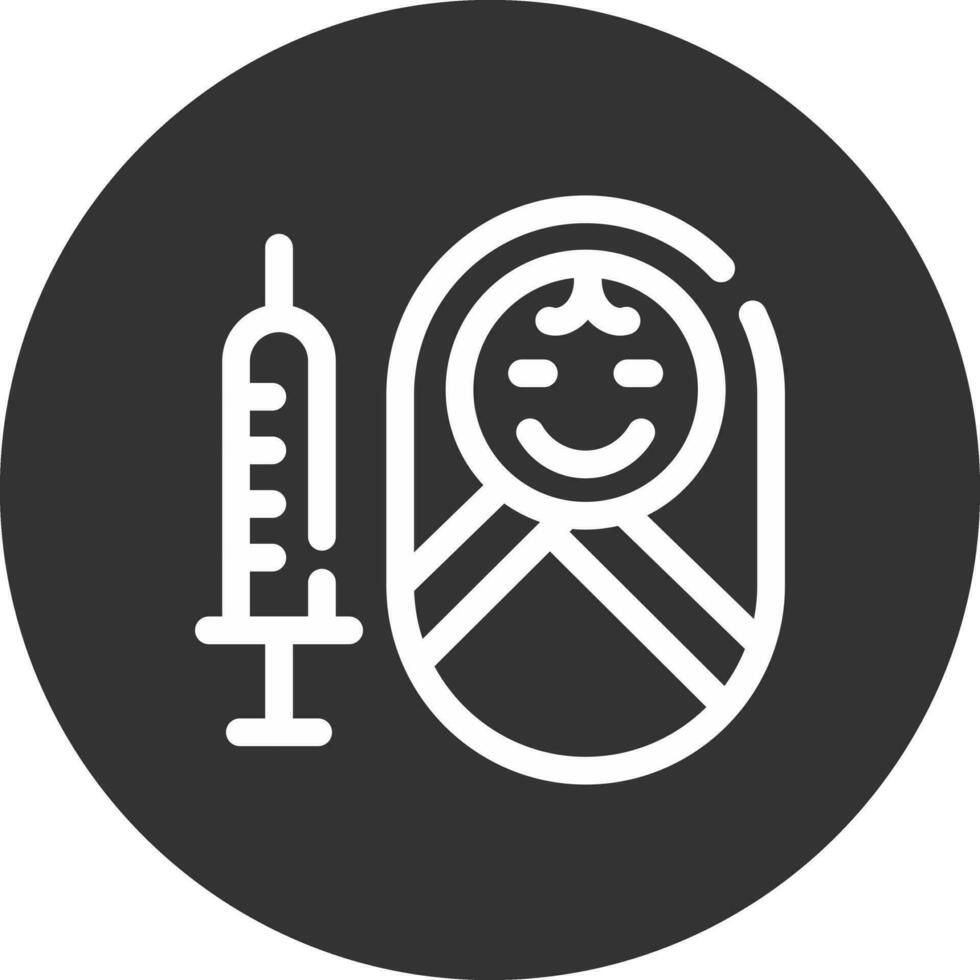 Vaccination Creative Icon Design vector