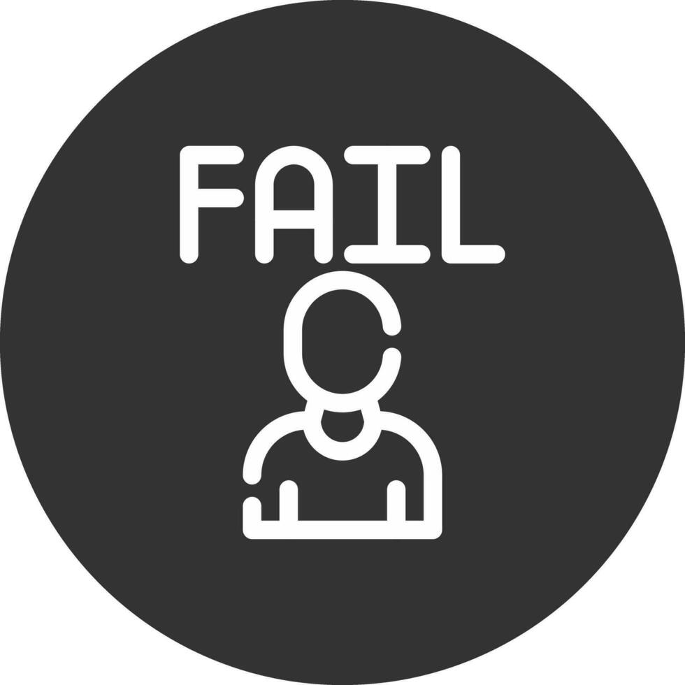 Fail Creative Icon Design vector