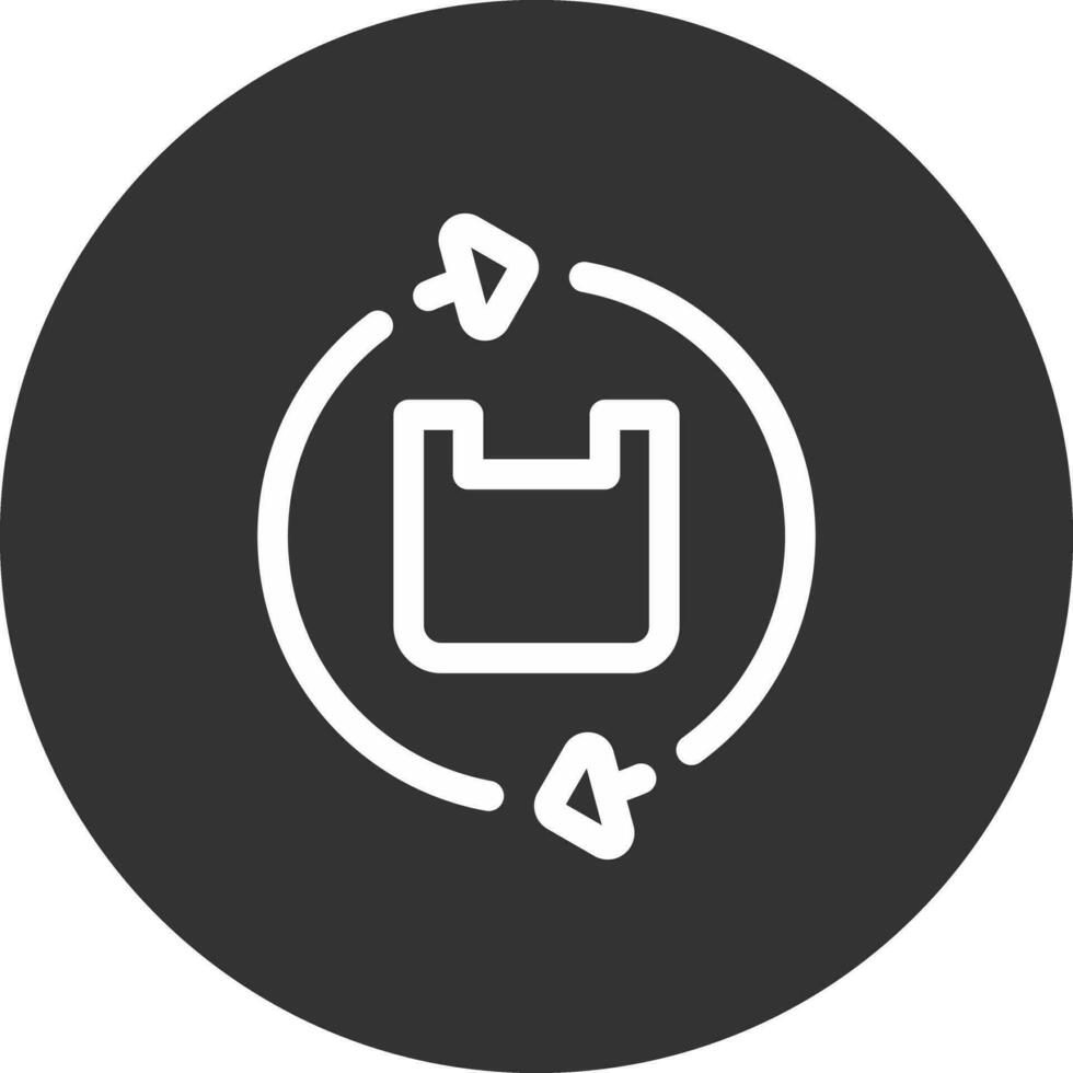 Plastic Recycle Creative Icon Design vector