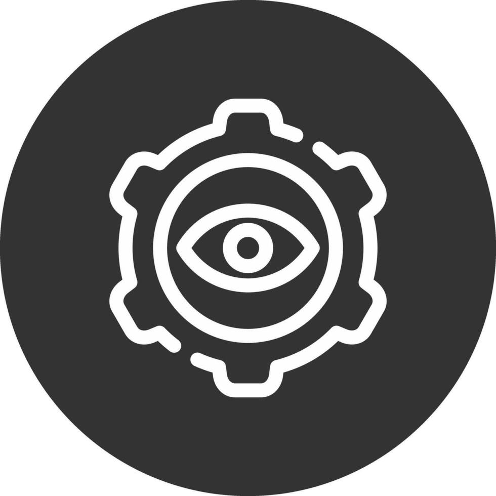 Eye Setting Creative Icon Design vector