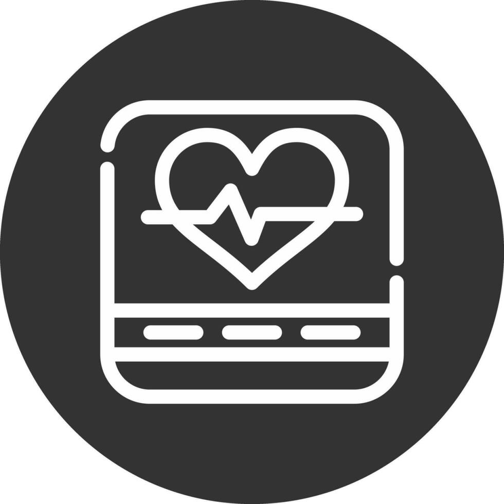 Heart Rate Creative Icon Design vector