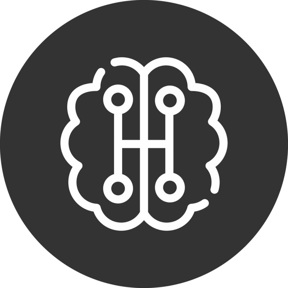 Humanoid Robot Creative Icon Design vector
