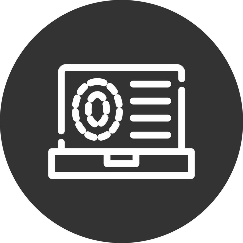 Biometrics Creative Icon Design vector