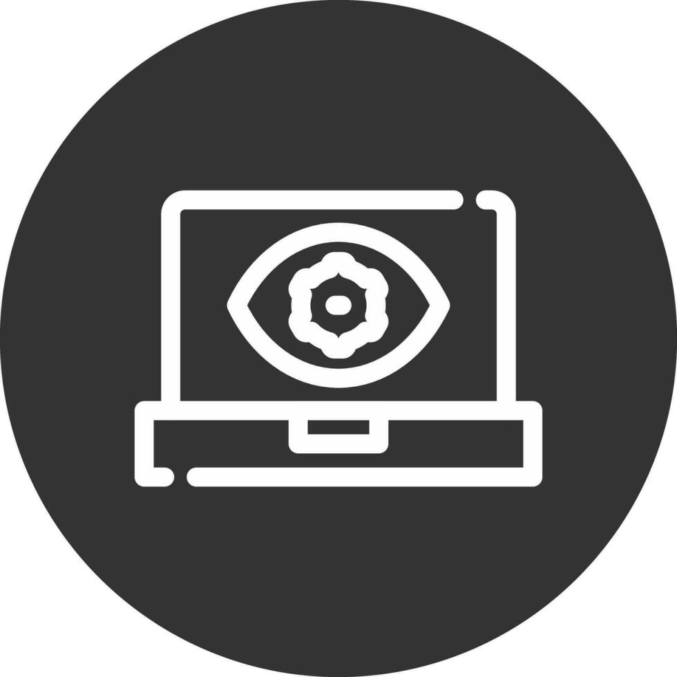 Computer Vision Creative Icon Design vector