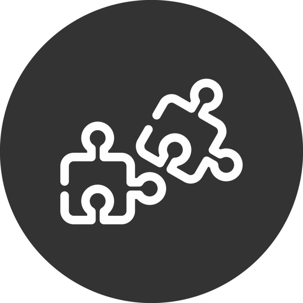 Puzzle Piece Creative Icon Design vector