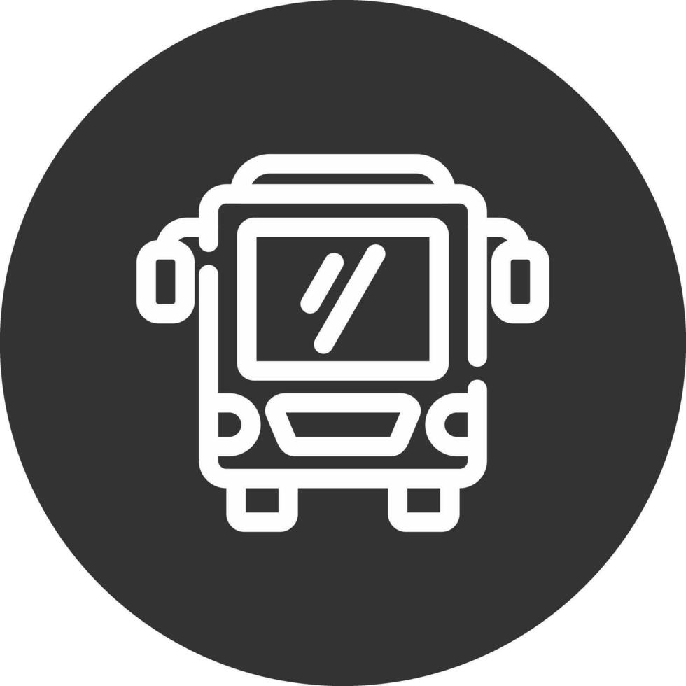 Bus Creative Icon Design vector