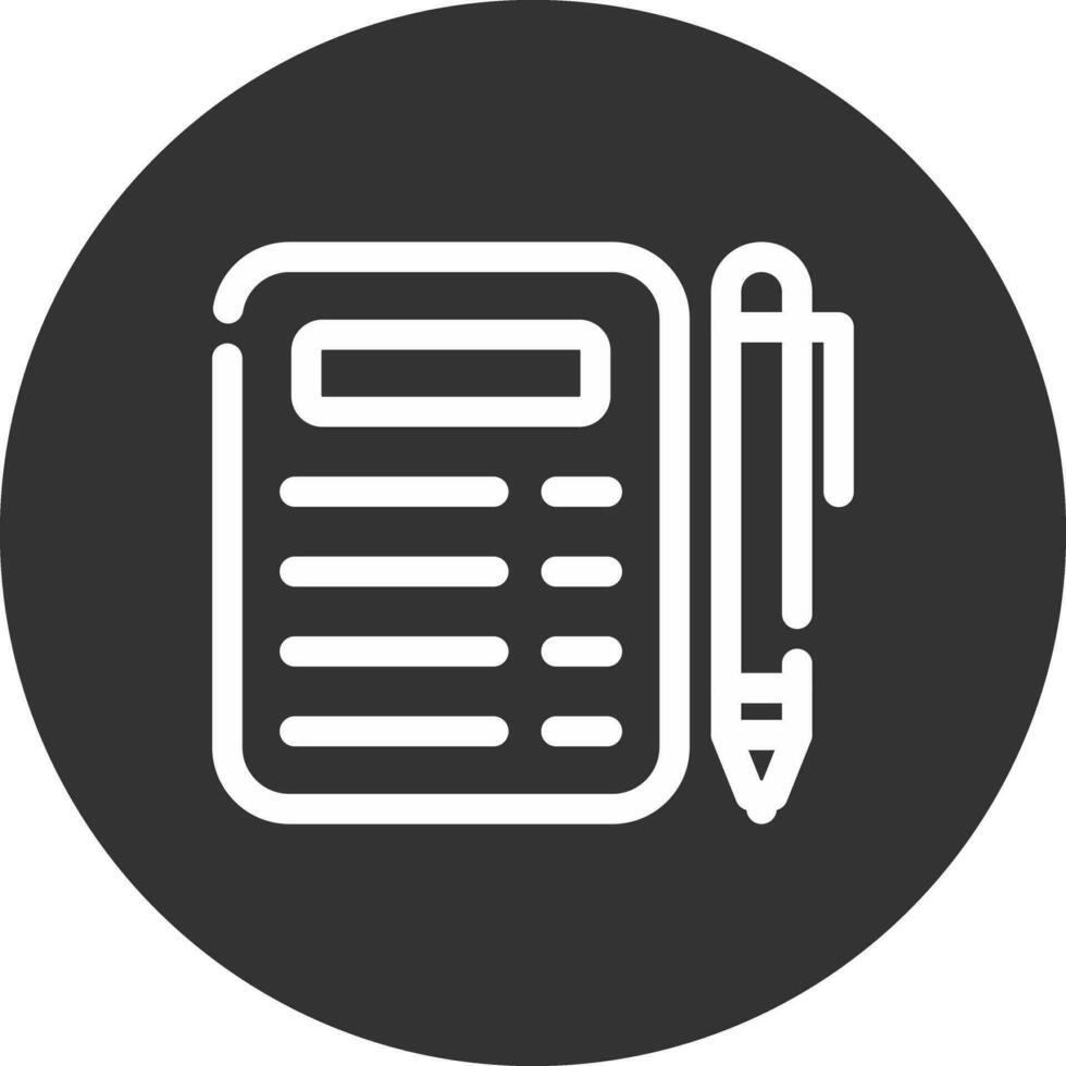 File Format Line Inverted vector