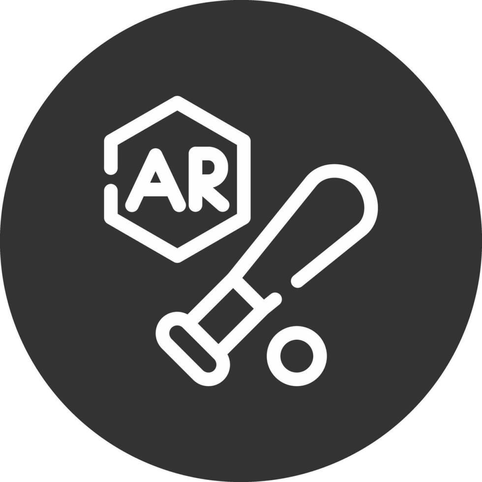 Ar Baseball Creative Icon Design vector