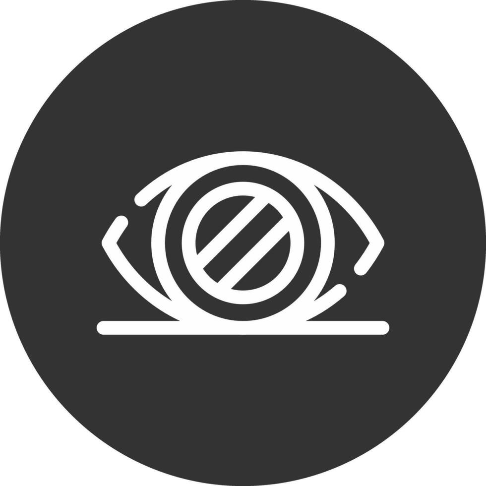 Glaucoma Creative Icon Design vector