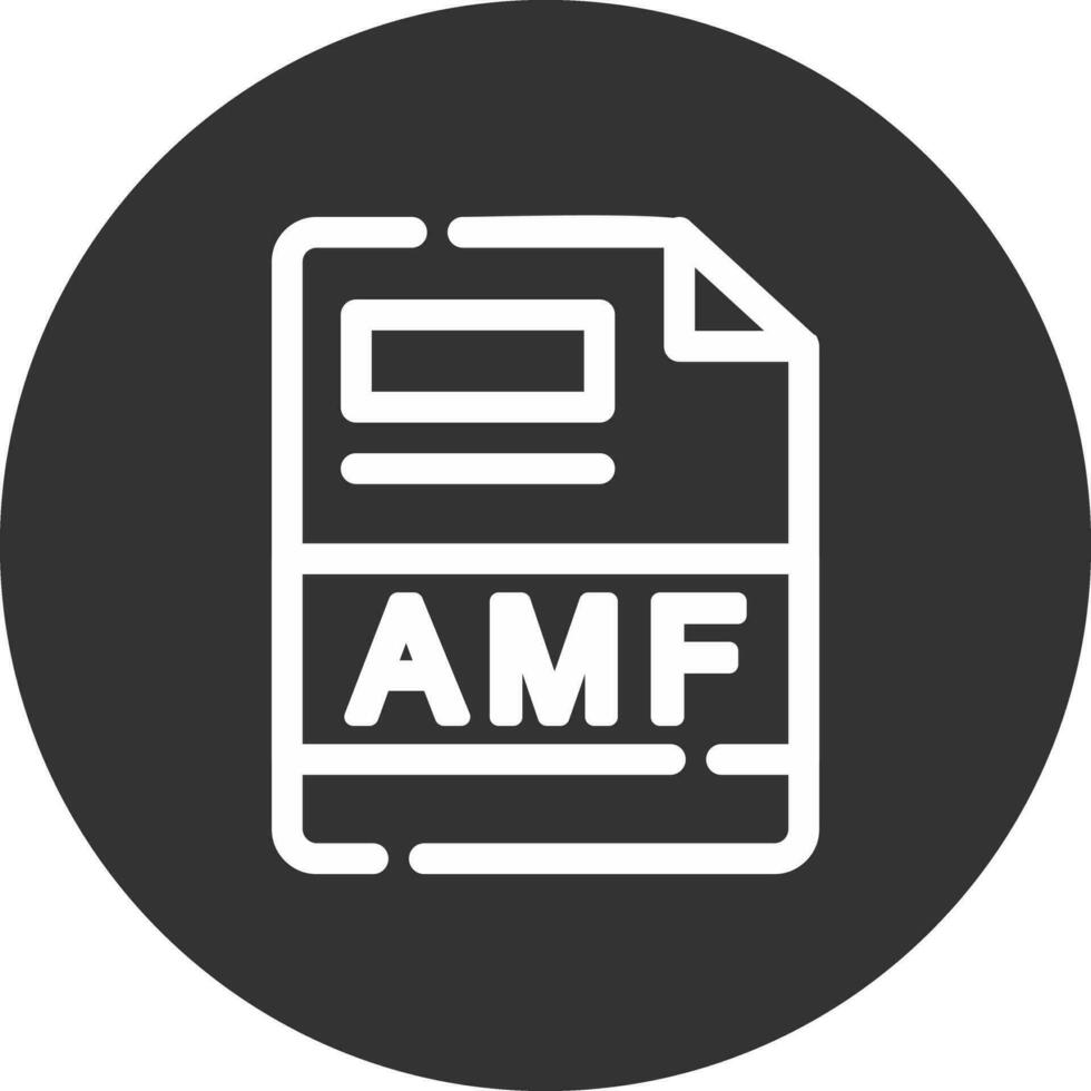 amf creativo icono diseño vector