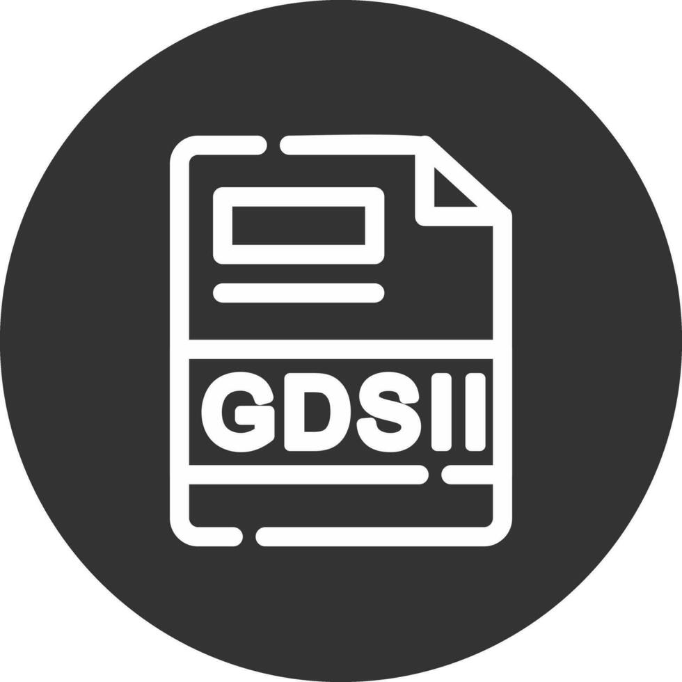 gdsii creativo icono diseño vector