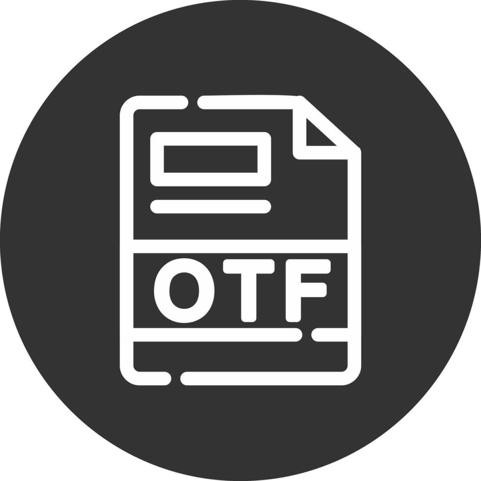 OTF Creative Icon Design vector
