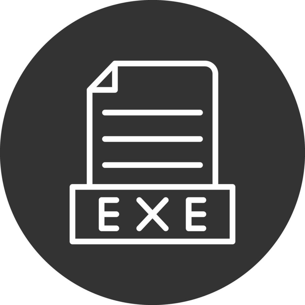 Exe Creative Icon Design vector