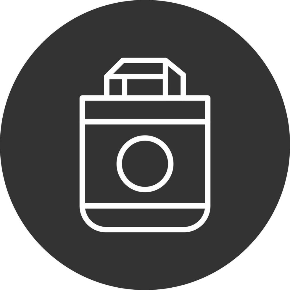 Tote Bag Creative Icon Design vector