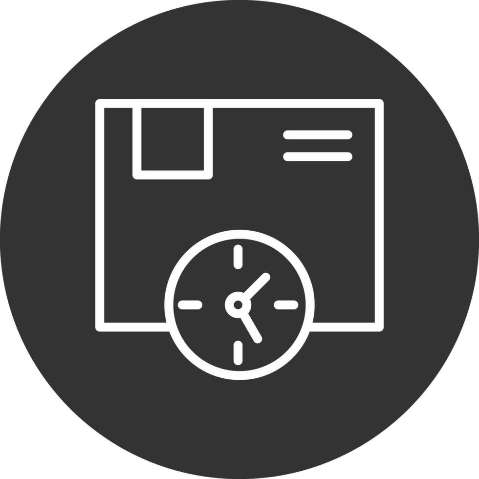 Delivery Time Creative Icon Design vector