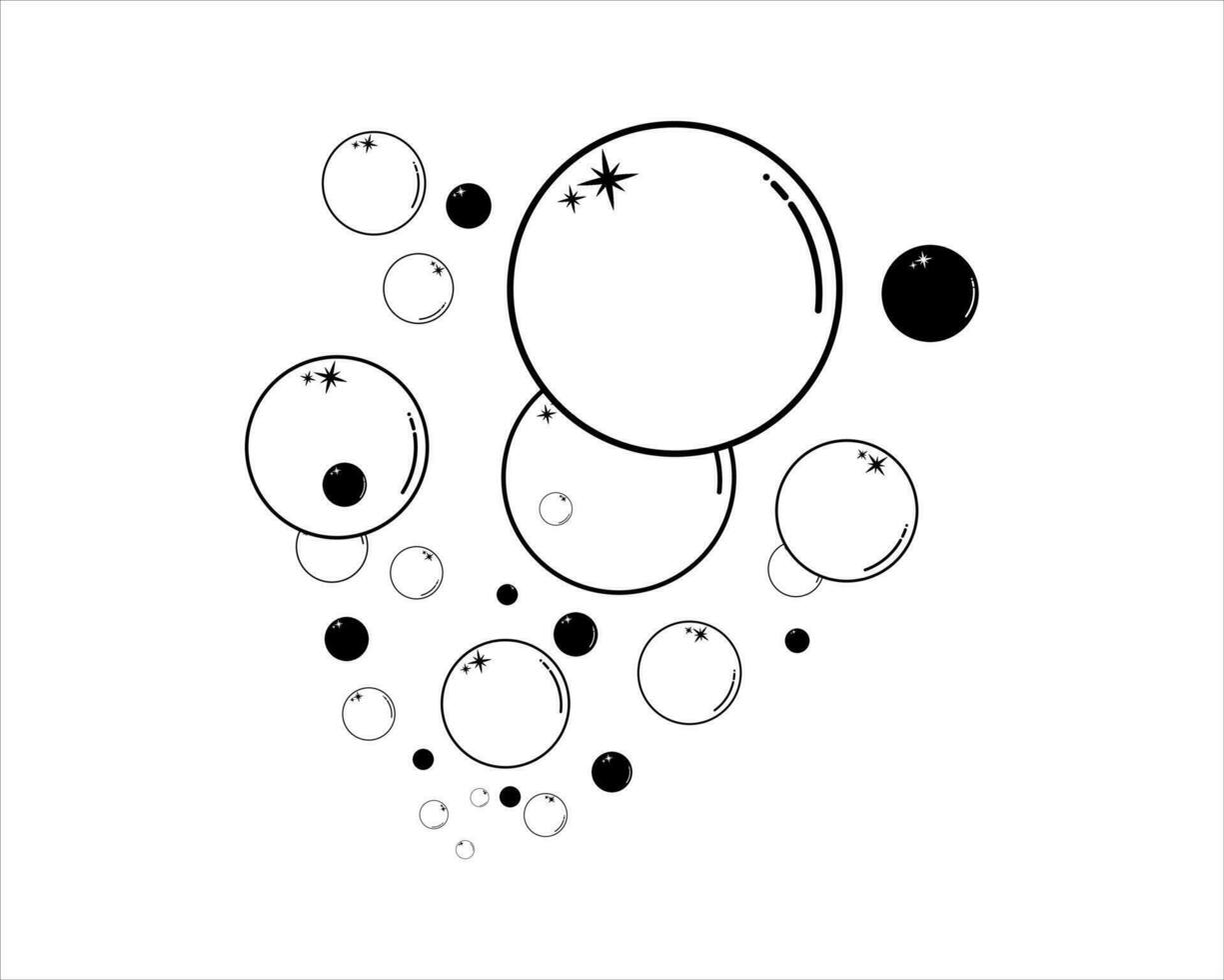 Bubble icon vector illustration design template