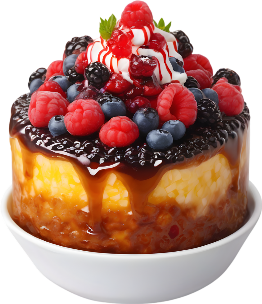 Image of Delicious-looking Bingsu. AI-Generated. png