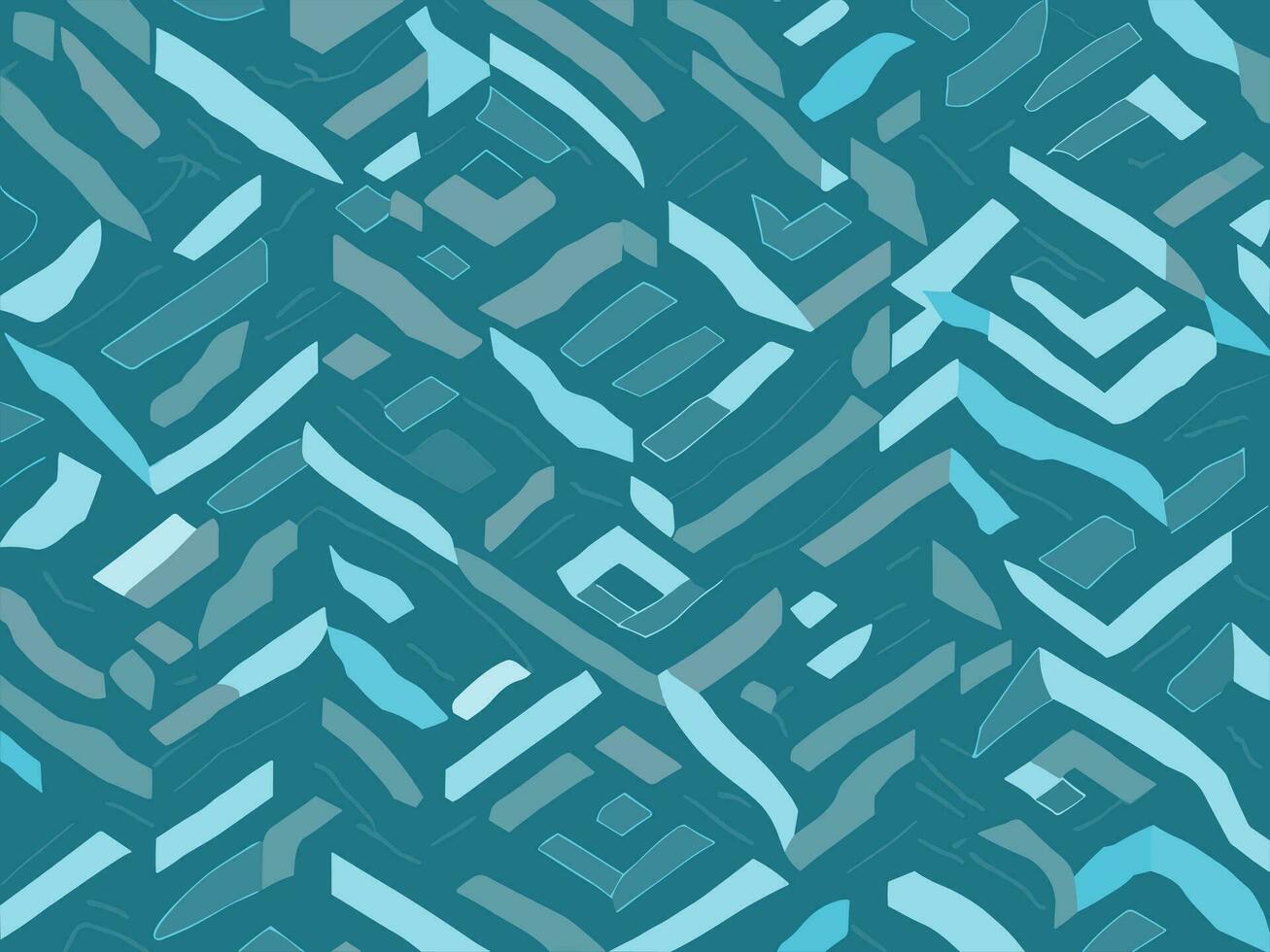 Seamless pattern with abstract geometric shapes. Repeating background. vector