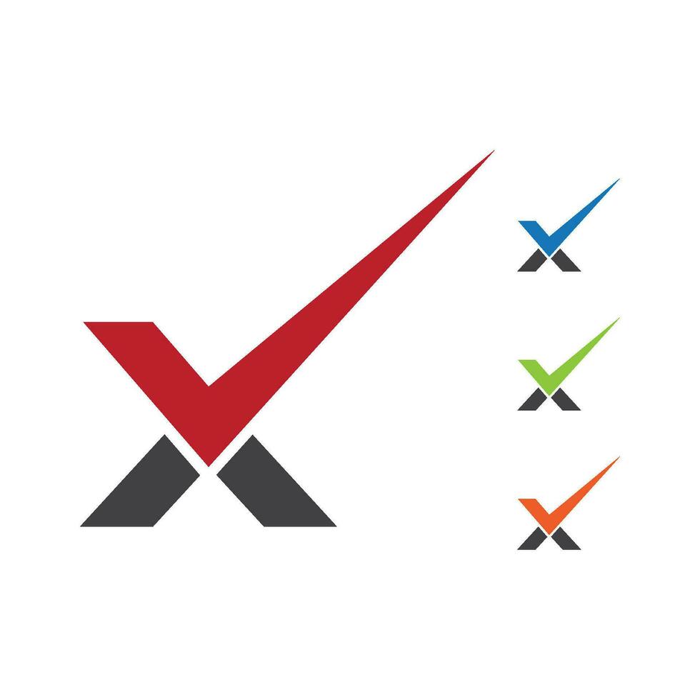 X Letter Logo Template vector icon