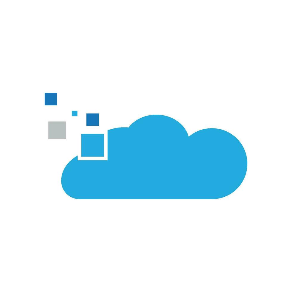 Cloud template vector