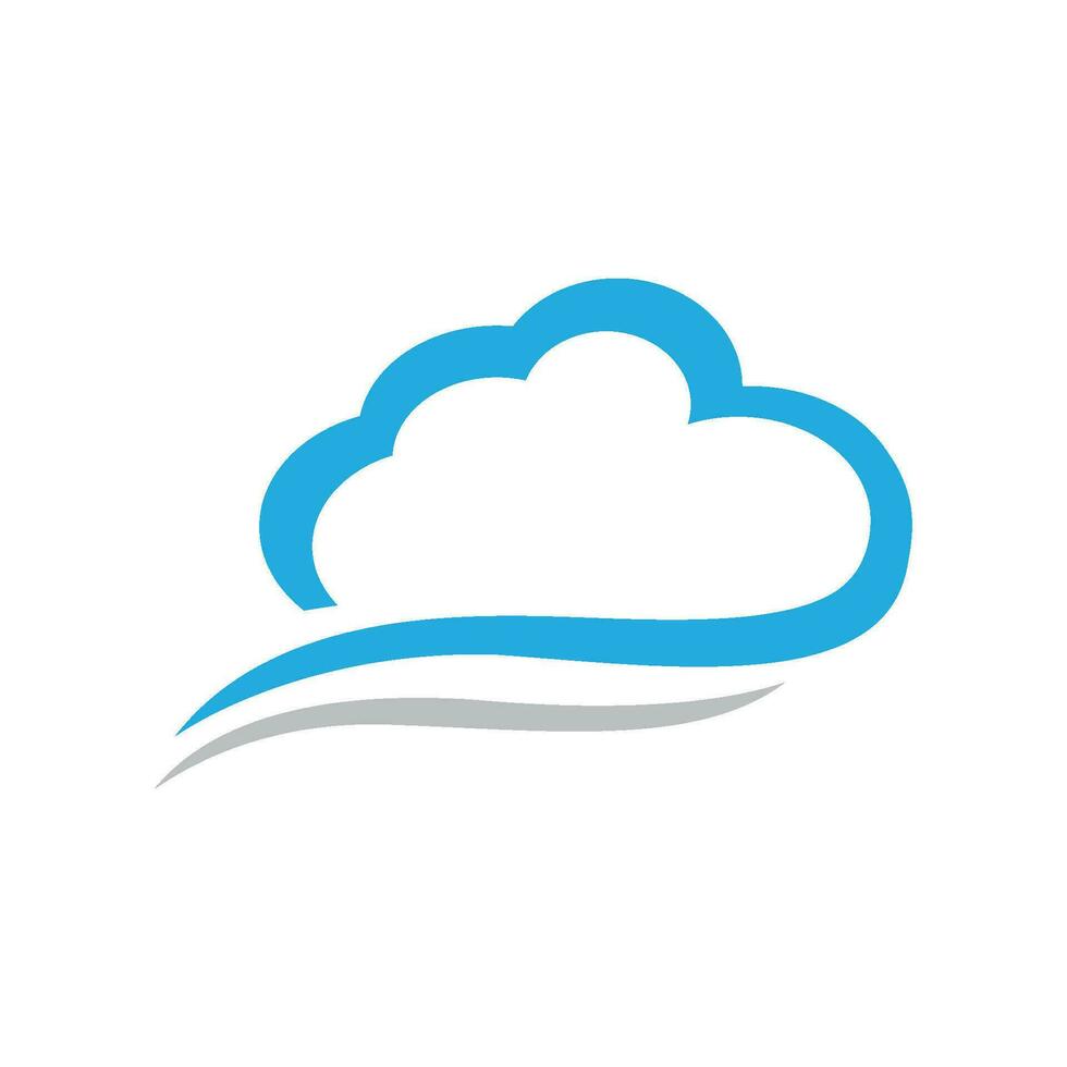 Cloud template vector