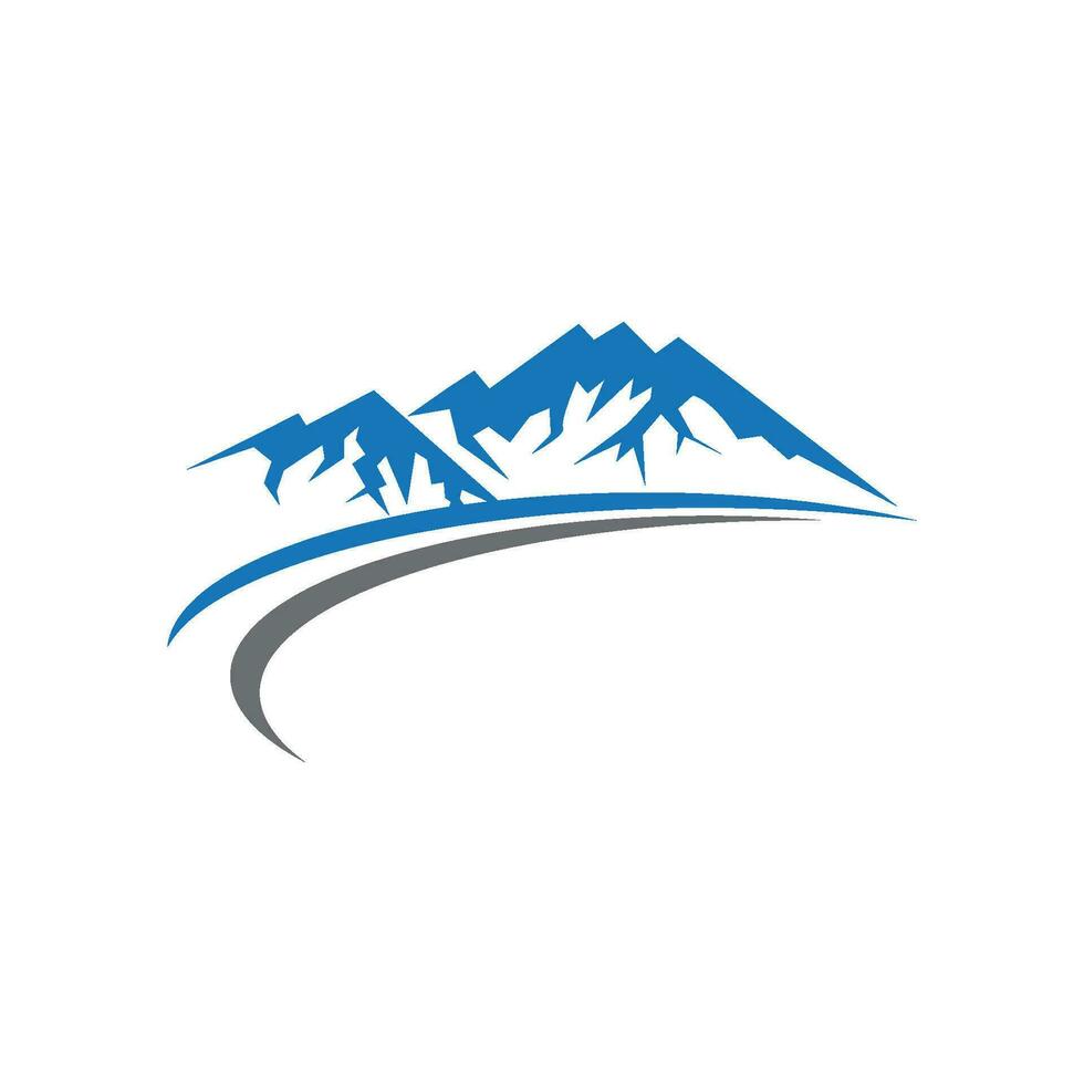 Mountain icon Logo vector