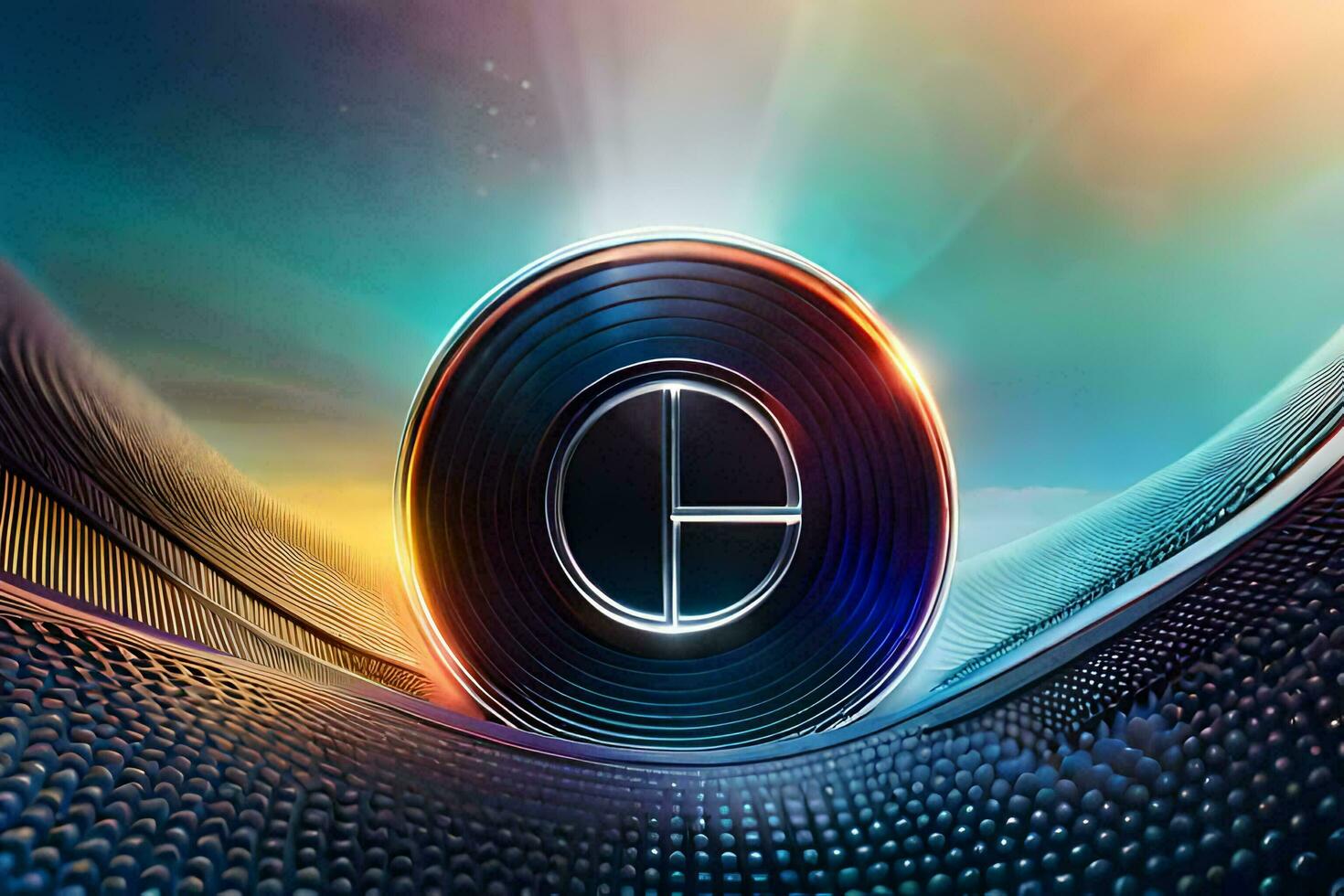 the logo of the new mercedes - benz car. AI-Generated photo