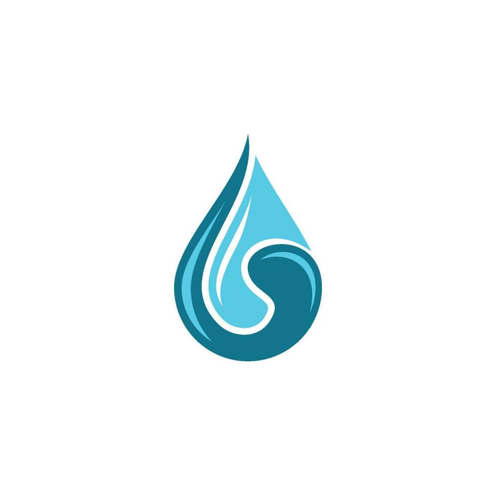 plantilla de logotipo de gota de agua vector