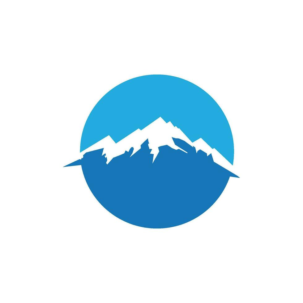 Mountain icon Logo vector