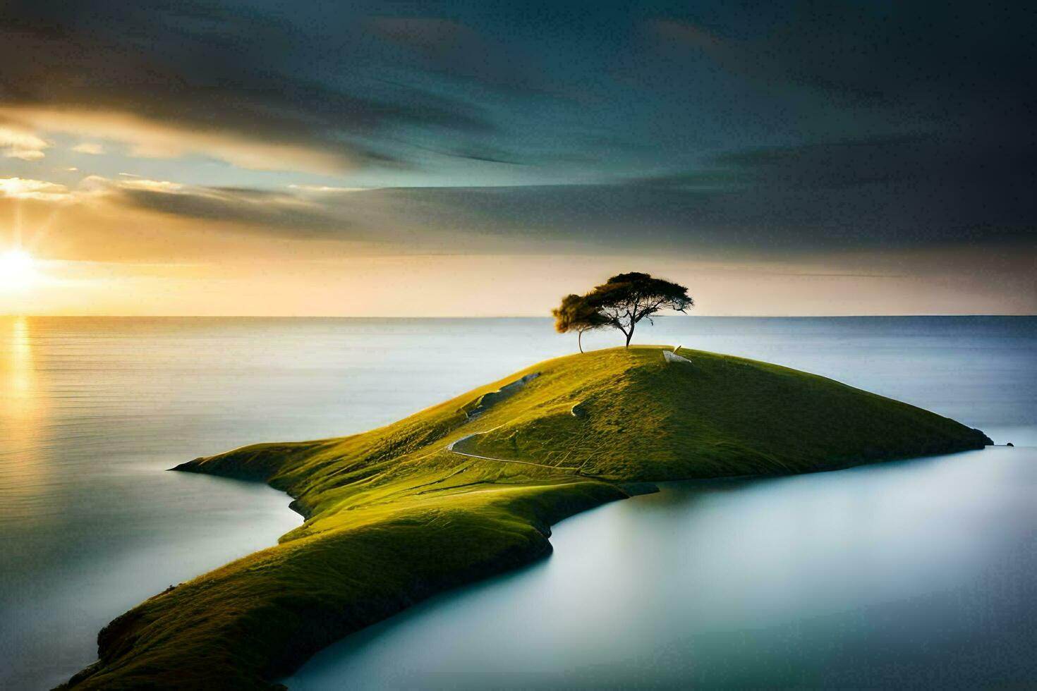 el árbol de vida, nuevo zelanda generado por ai foto