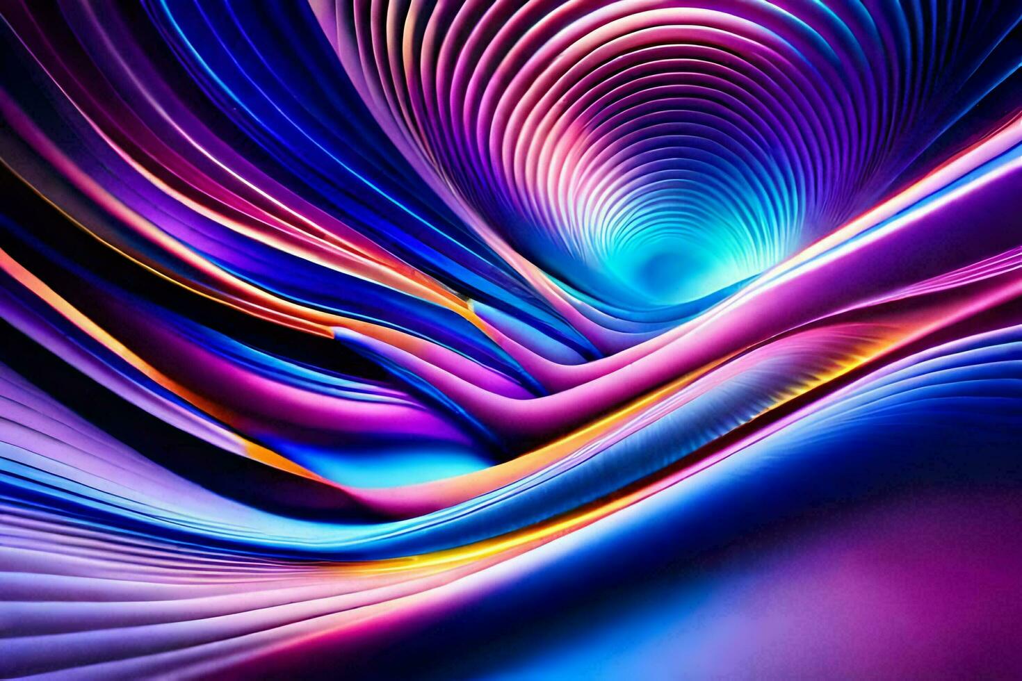 a colorful abstract background with a spiral shape. AI-Generated photo