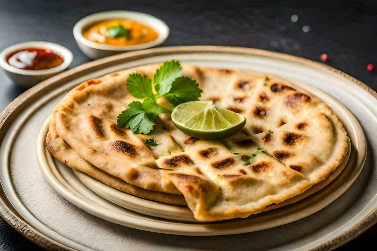 indian flatbreads are a staple in india's cuisine. AIGenerated