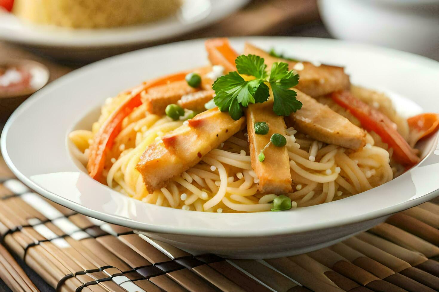 chinese food is a popular choice for many people. AI-Generated photo
