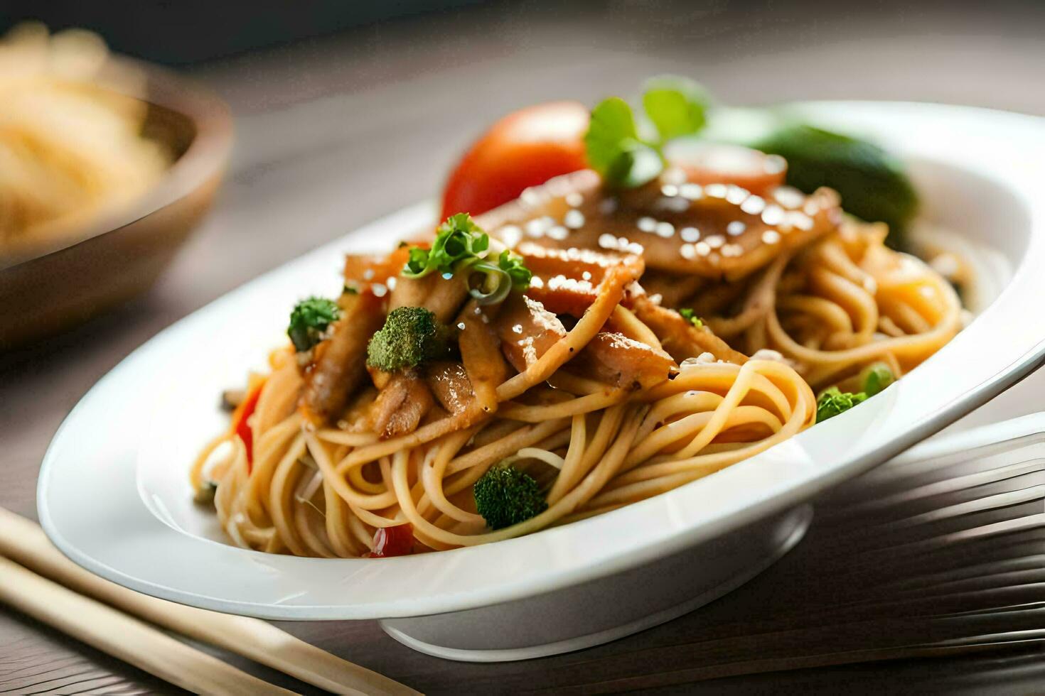 chinese food is a popular choice for many people. AI-Generated photo