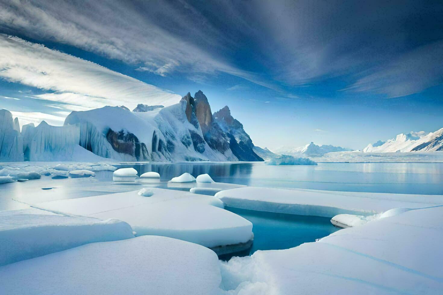 the arctic is a place of extreme beauty and wonder. AI-Generated photo