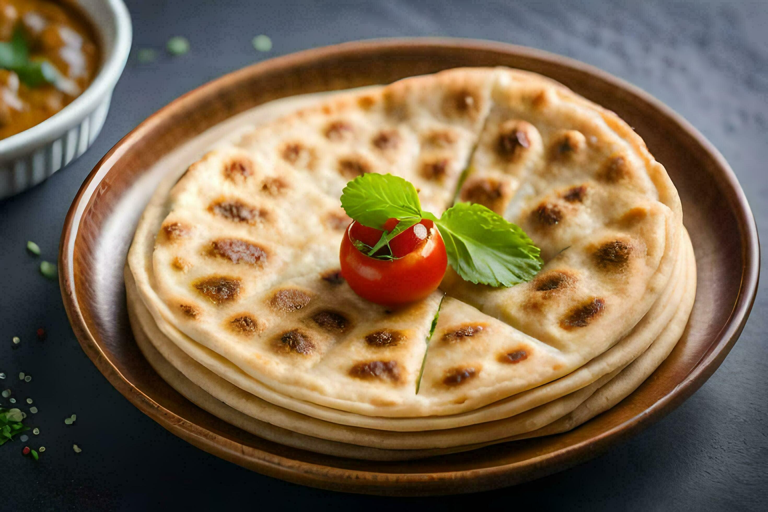 indian flatbreads are a staple in india. AIGenerated 32253791 Stock