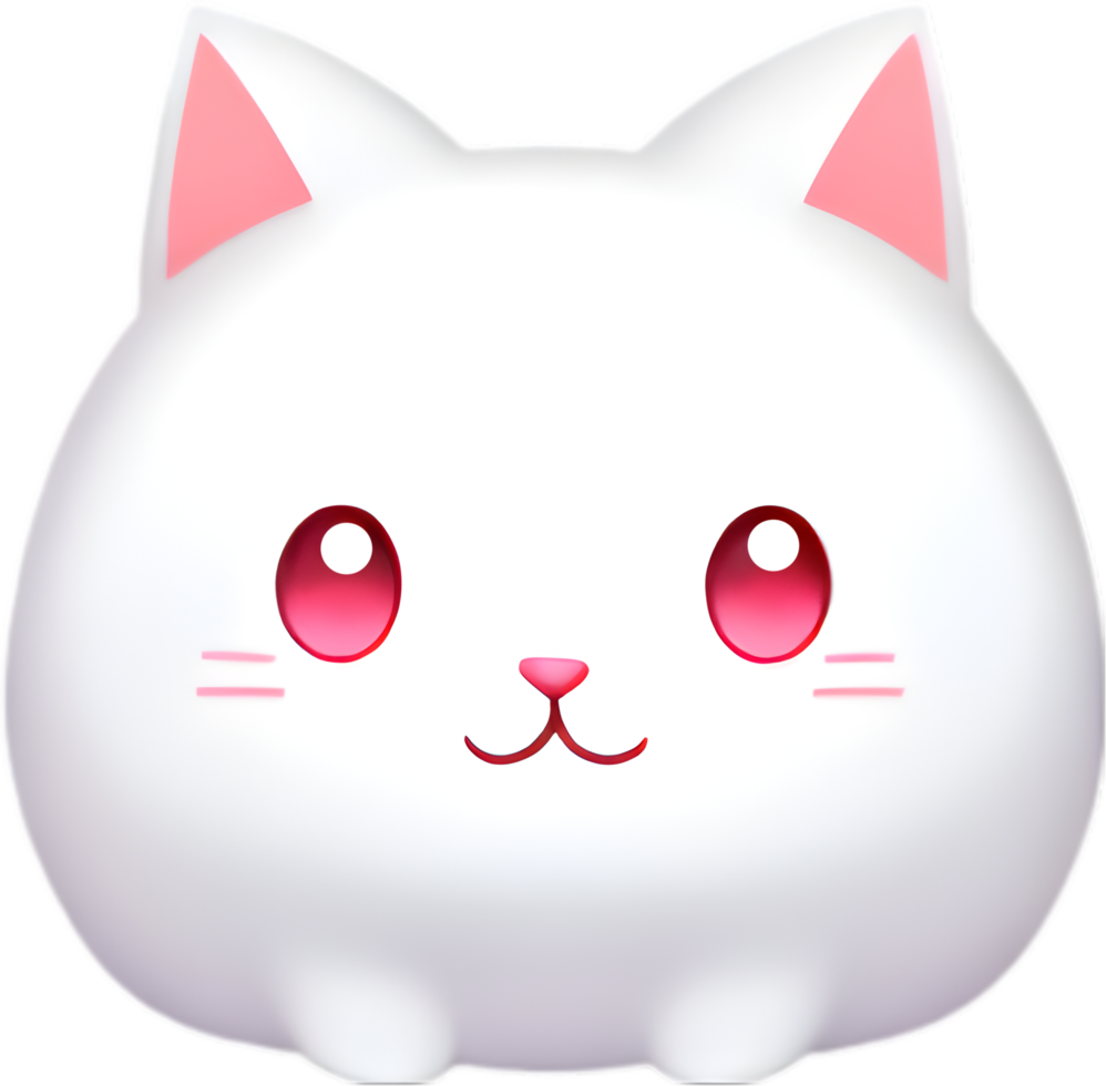 A cute little cat cartoon. AI-Generated. png