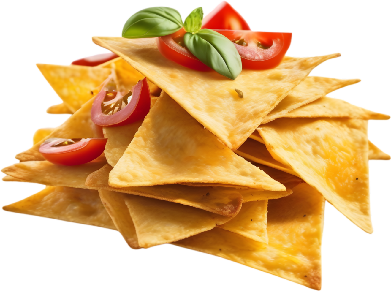 Image of Delicious-looking Nachos. AI-Generated. png