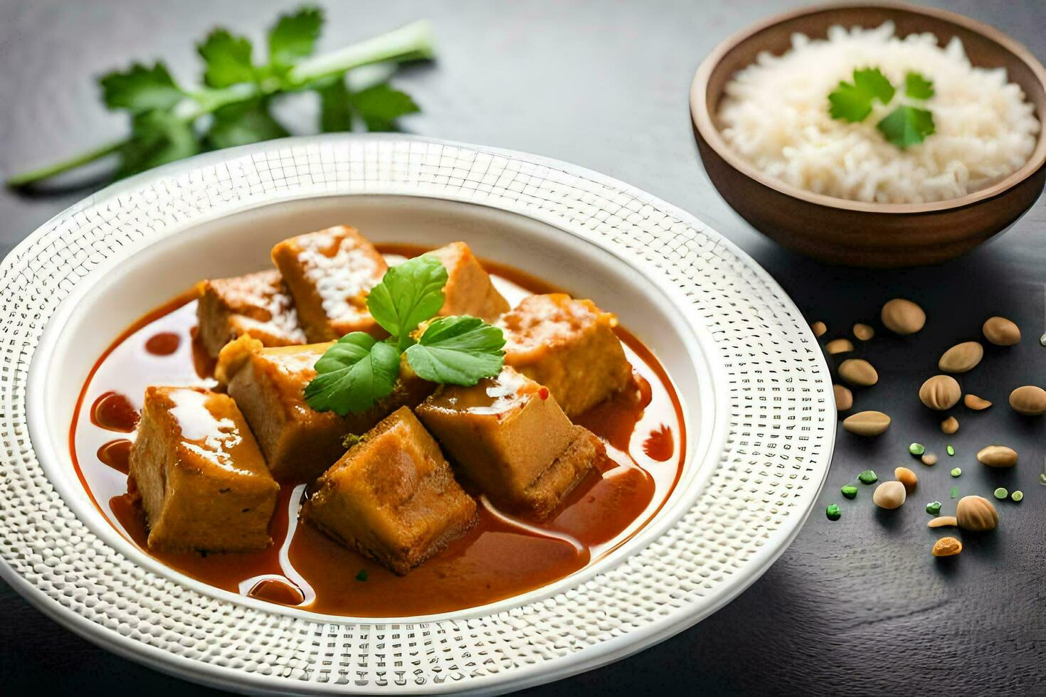 the best indian food in the uk. AI-Generated photo