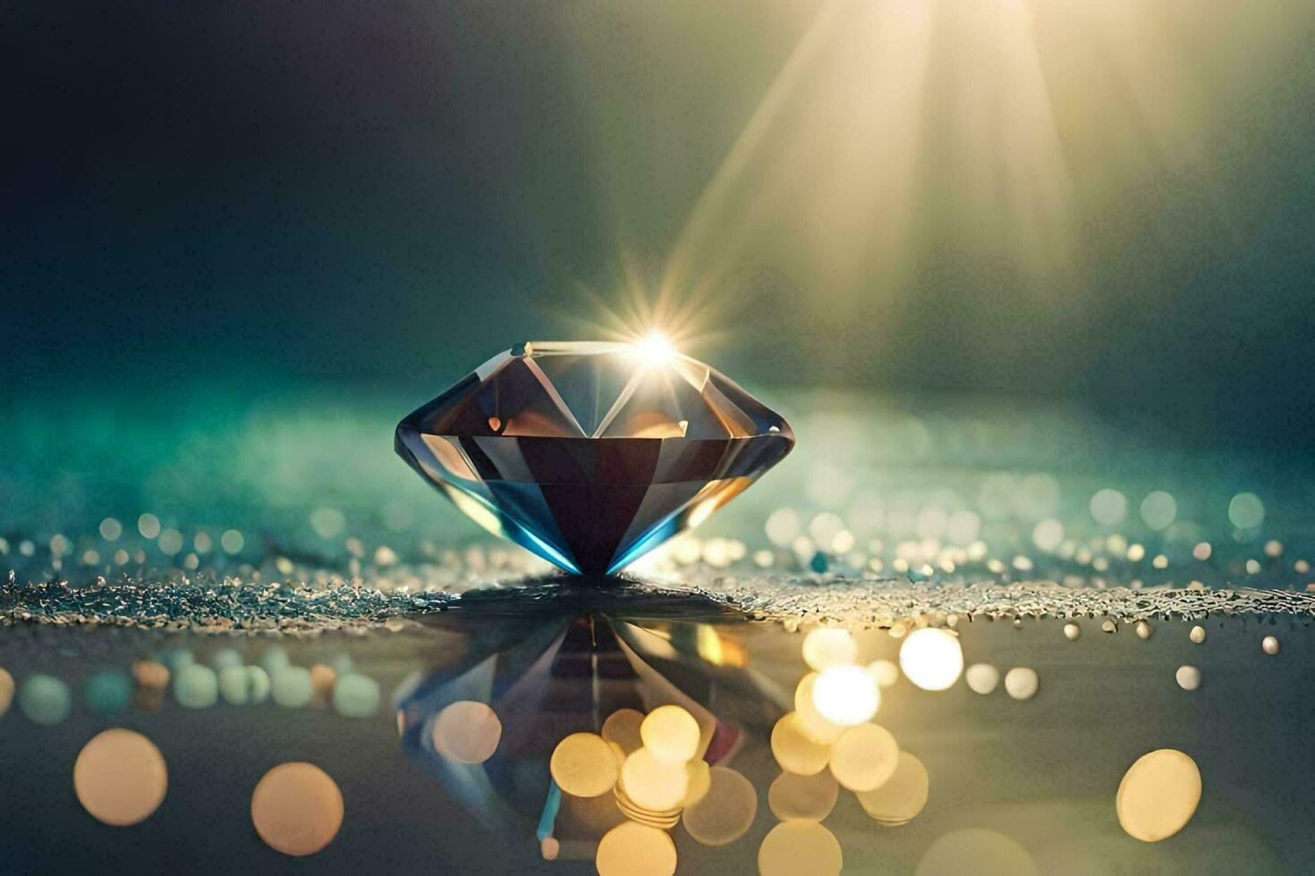 diamonds are a girl's best friend. AI-Generated photo